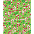 Gift Wrap (24"x100') CONTEMPO CANES REVERSIBLE